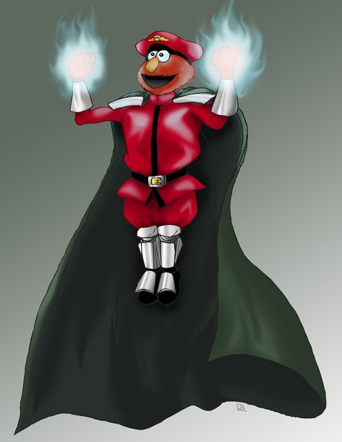 Sesame_Street_Fight_Elmo_Bison_by_gavacho13