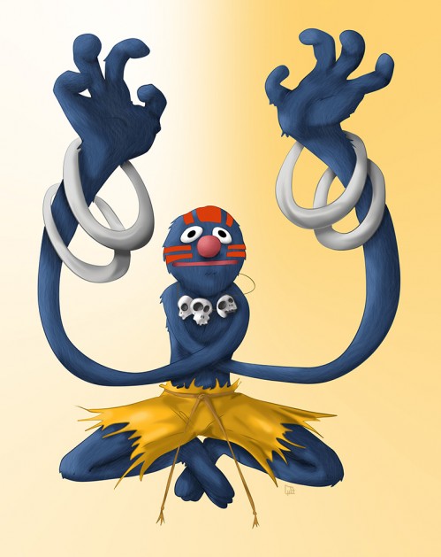 Sesame_Street_Fighter_Grhalsim_by_gavacho13