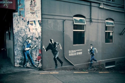 banksy police ad