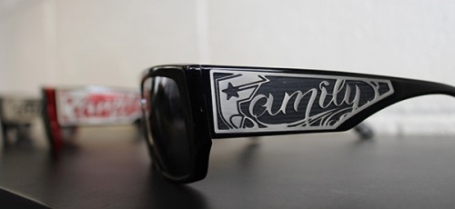 Family Sci Fly 4 Sunglasses Shiny Black Smoke
