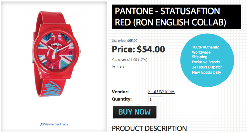 Flud Watches x Ron English Collab