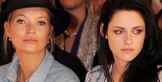 Kate Moss and Kristen Stewart