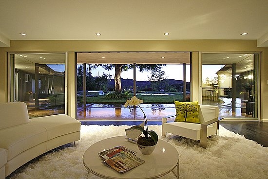 A view from one of the living rooms..