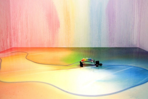 Spray Paint Sprinkler by Edward Deen