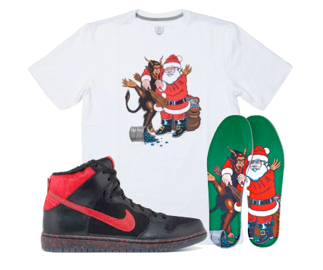 Dunk High Nike SB Krampus Collection by Sean Cliver